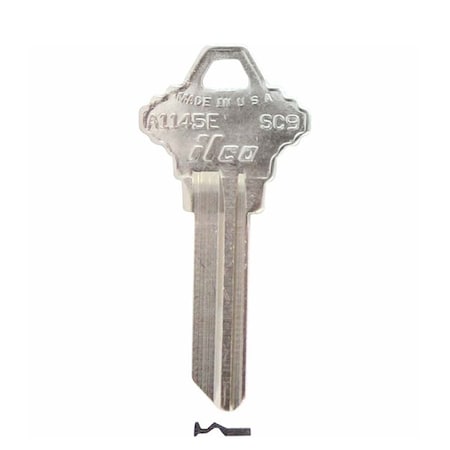 Ilco Ilco: Key Blanks, A1145E-SC9 SCHLAGE (A145E 145E ILCO-A1145E-SC9